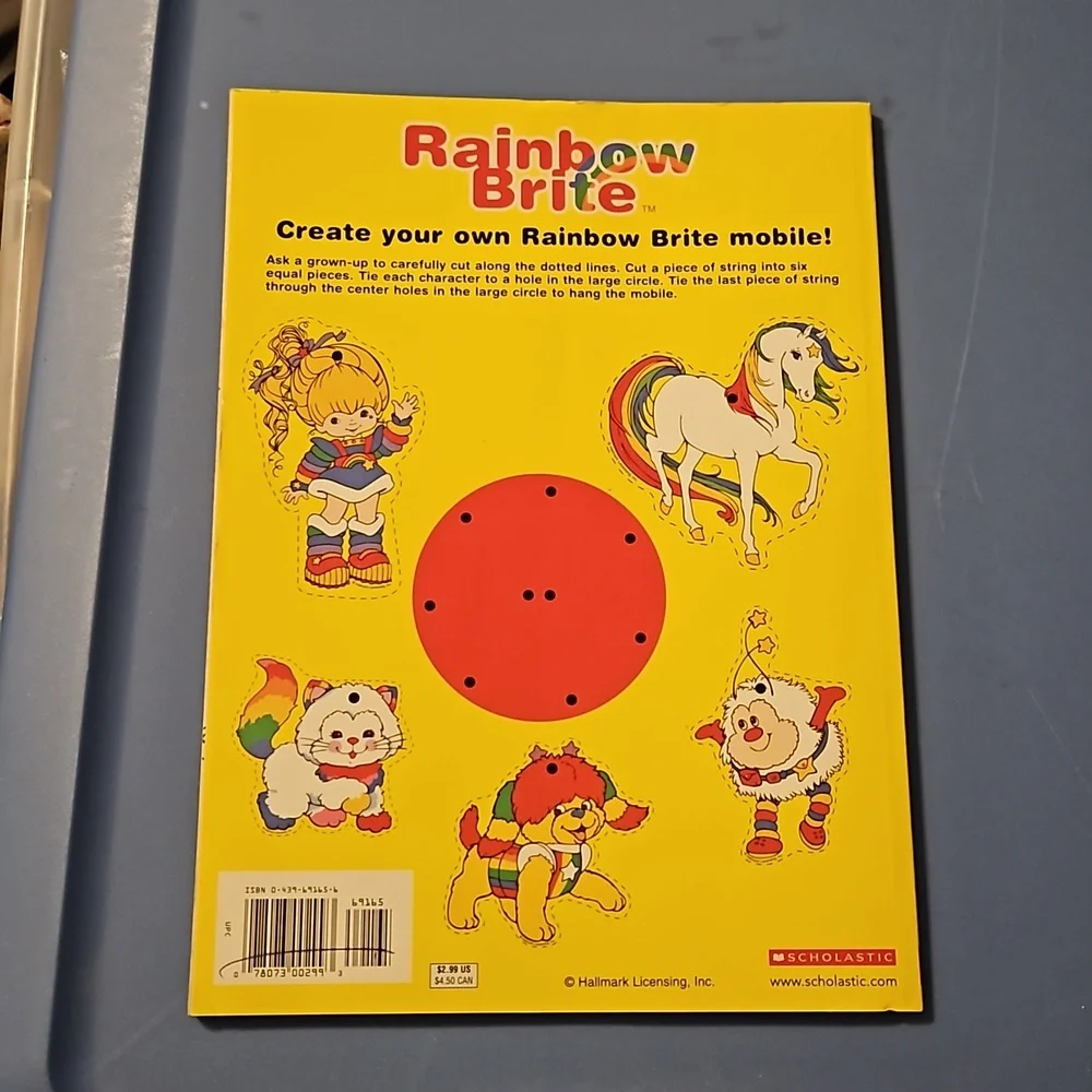 Vintage Never used rainbow Brite coloring book - Picture 2 of 5